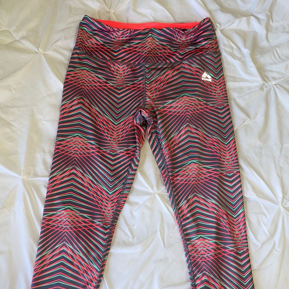 RBX cropped leggings. Multi colored. Size small